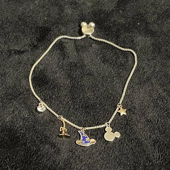 Disney Jewelry Set- True Original 90th Necklace & Fantasia Charm Bracelet - Picture 6 of 8